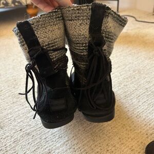 Toms Black Suede Shoes